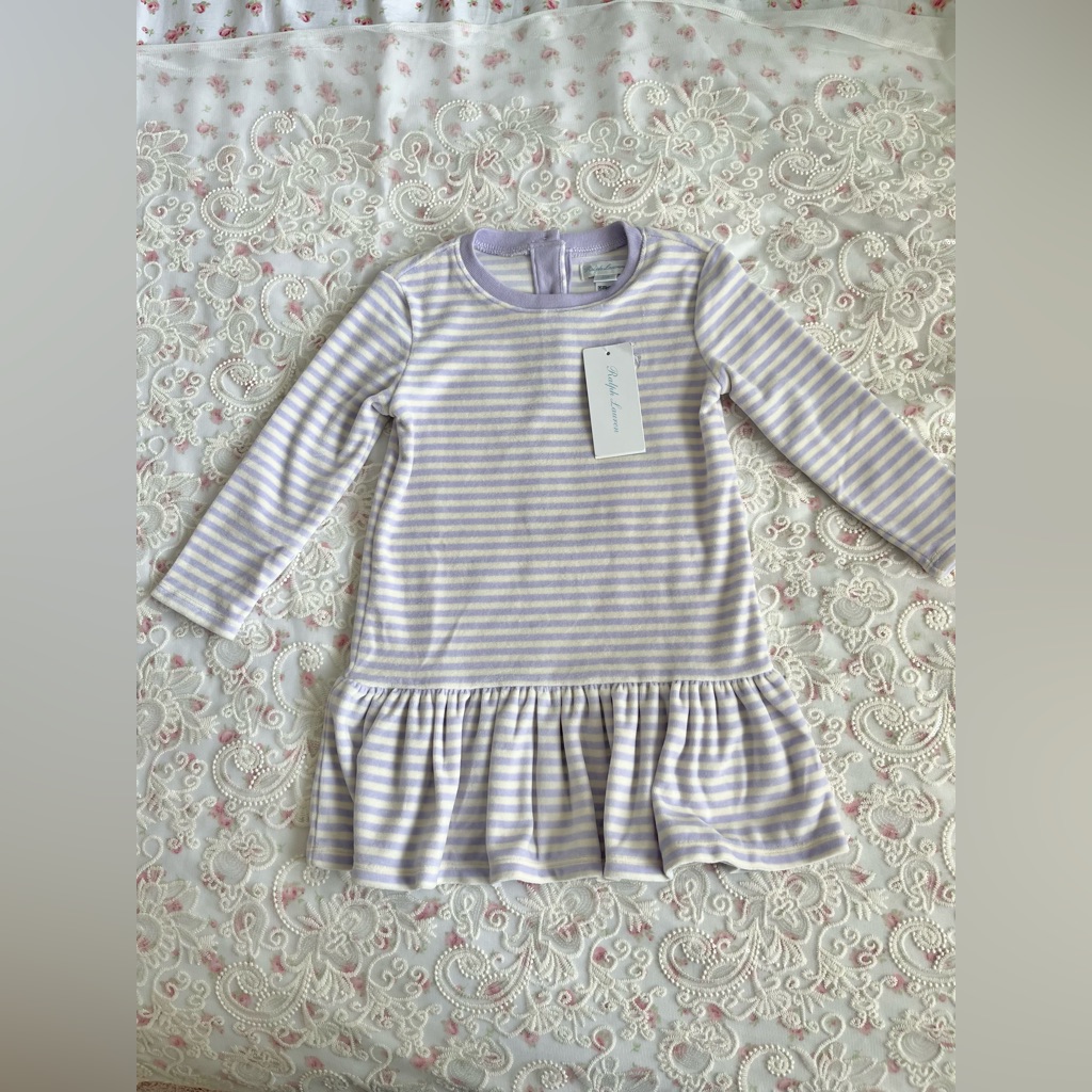 Ralph Lauren Polo Lilac Stripe Dress